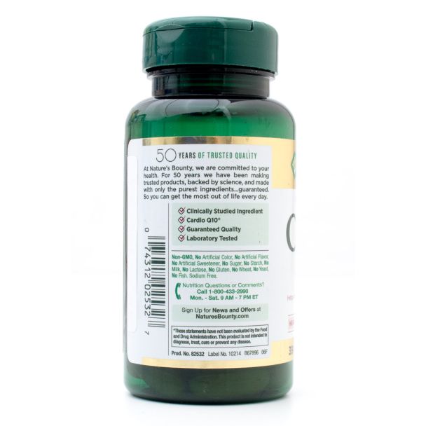 Nature's Bounty Enhanced Absorption CO Q-10 400mg 39 Rapid Release Softgels