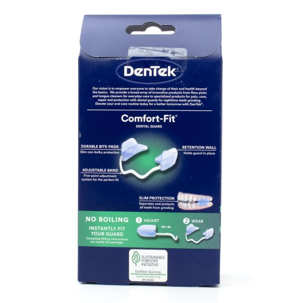 DenTek Comfort-Fit Slim Protection Dental Guard 2 Guards & 1 Storage Case