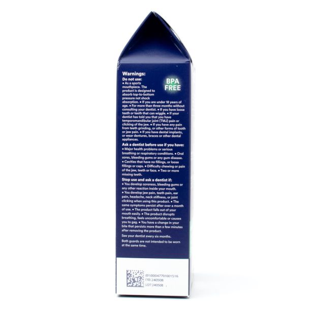 DenTek Comfort-Fit Slim Protection Dental Guard 2 Guards & 1 Storage Case