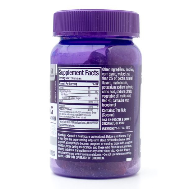 Vicks ZzzQuil Pure Zzzs 10mg Melatonin Advanced 42 Gummies