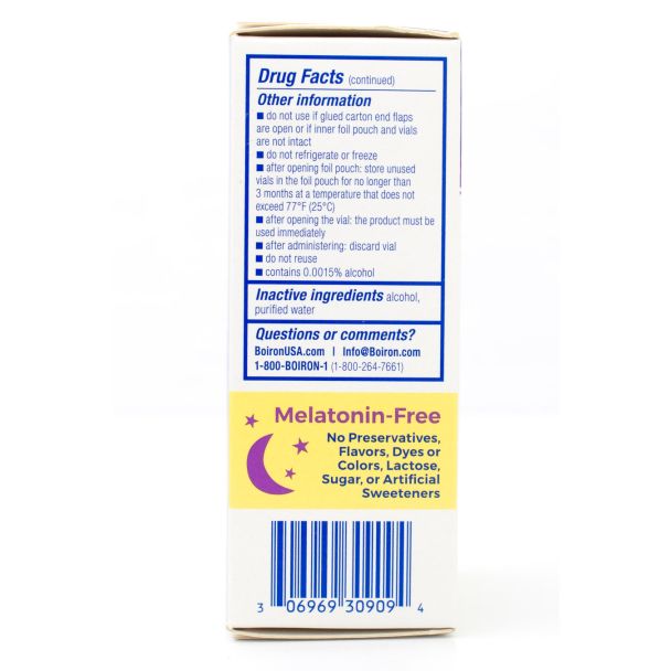 Boiron SleepCalm Kids Liquid Homeopathic Medicine 15 Pre-Measured .034 fl oz Doses