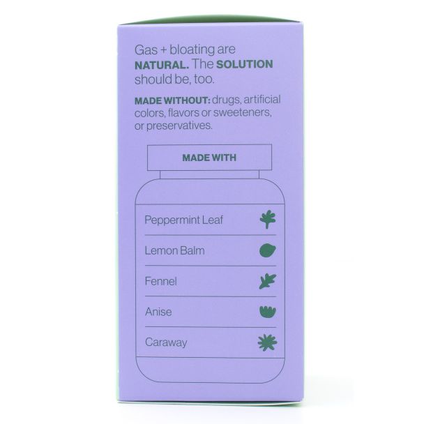 Hilma Gas + Bloat Relief Herbal Supplement 28 Capsules