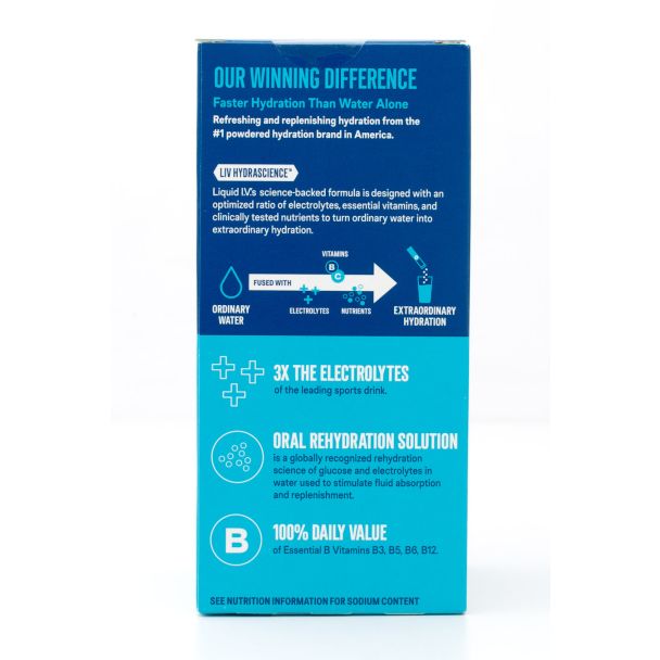 Liquid I.V. Hydration Multiplier Electrolyte Drink Mix Tropical Punch 10 - 0.56 oz On-the-Go Sticks