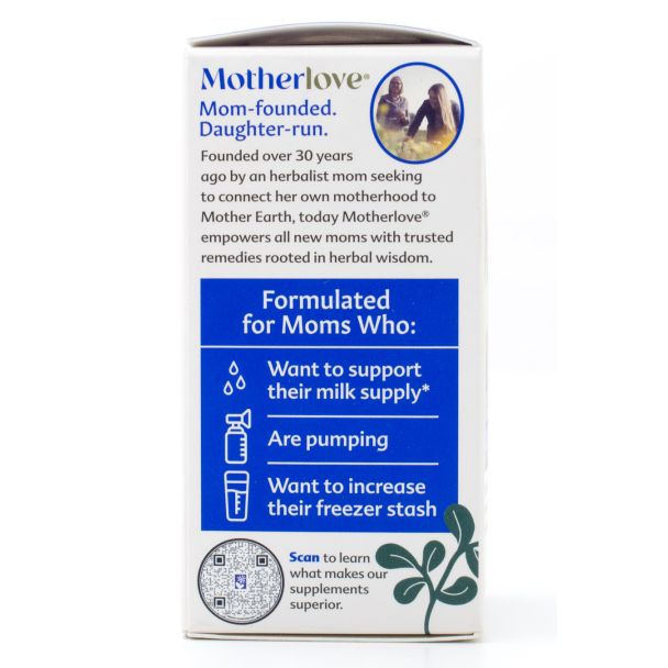 Motherlove More Milk Plus Herbal Supplement 60 Liquid Capsules