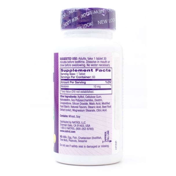 Natrol Sleep Fast Dissolve Melatonin 10mg Citrus 60 Tablets