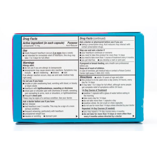 PrevAcid 24HR Acid Reducer 14 Capsules