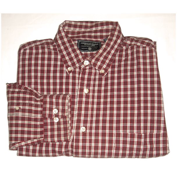 American Eagle Plaid Shirt Men's Large - L