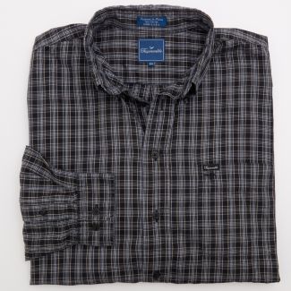 Faconnable Check Twill Shirt Men's 2XL - XXLarge