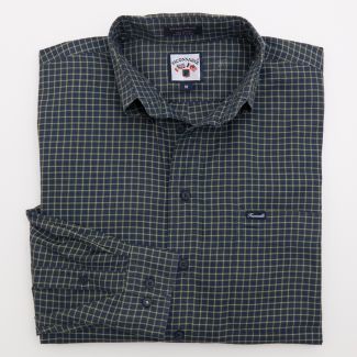 Faconnable Plaid Twill Shirt Men's M - Medium