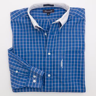 Faconnable Check Dress Shirt Men's 3 - 15.5 R - Regular