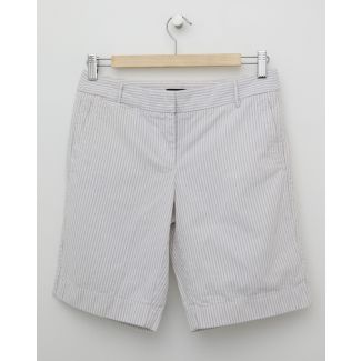 J. Crew City Fit Striped Burmuda Shorts Women's 0