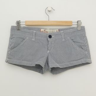Hollister Striped Short Shorts Women's 0