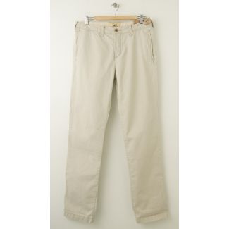 NEW Hollister Skinny Chinos Pants in Beige Men's 32 x 32