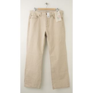 NEW Banana Republic Straight Fit Jeans in Washed Tan Men's 35 x 30