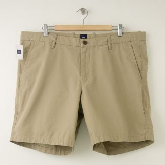 NEW Gap Flat Front 8" Short in Chino Iron