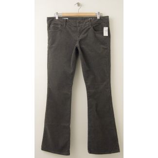 NEW Gap 1969 Skinny Boot Corduroy Pants in Shark Fin