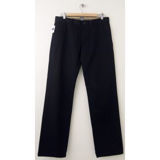 NEW Gap Straight Fit Classic Khaki Pants in Chino Black Men's 33 x 34