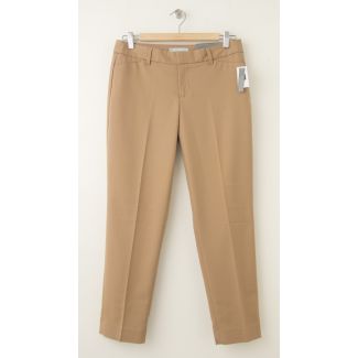 NEW Gap Slim Cropped Pants in Natural Camel