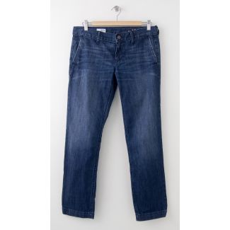 Gap 1969 Real Straight Trouser Jeans Women's 28/6p - Petite