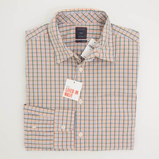 Gap Lived-In Wash Mini Vintage Twist Tattersall Shirt