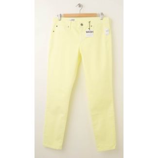 NEW Gap 1969 Legging Skimmer Jeans in Neon Yellow