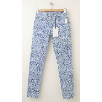 NEW Gap 1969 Printed Legging Skimmer Jeans in Blue Dot