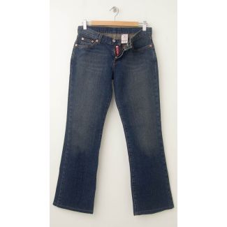 Lucky Brand Mid Rise Flare Jeans Women's 4/27 Regular (hemmed) 