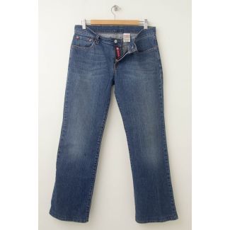 Lucky Brand Mid Rise Flare Jeans Women's 10/30 Regular (hemmed)