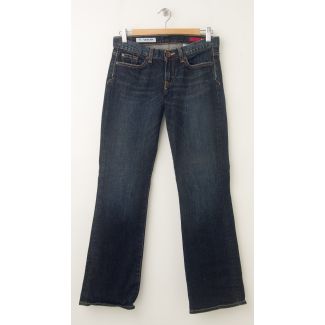 Express X2 W31 Curvy Regular Rise Boot Cut Jeans Women's 2S - Short