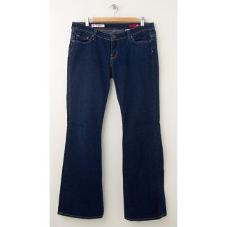 Express X2 Slim W10 Low Rise Flare Leg Jeans Women's 12L - Long