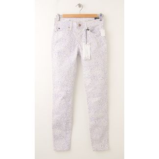 NEW Gap 1969 Printed Legging Skimmer Jeans in Purple Dot
