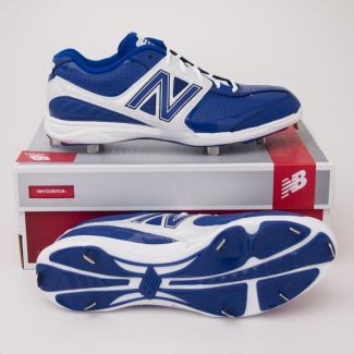 New Balance 4040 Low Cut Baseball Cleats MB4040DB Blue with White