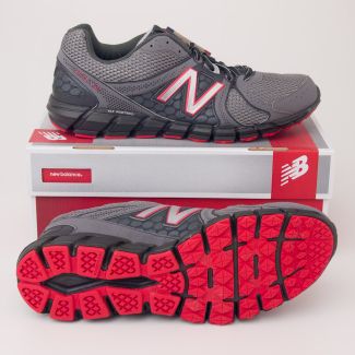 New Balance 750v2 Running Shoe M750GR2 in Grey with Red 