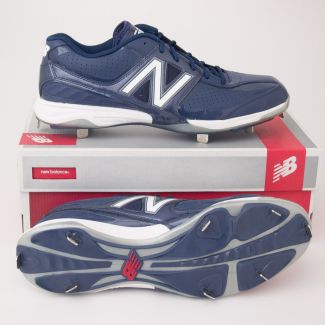 New Balance 4040 Low Cut Baseball Cleats MB4040AB Navy with White 