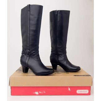 Cobb Hill Simone Black Knee High Boots CAI03BK in Women's 7.5M