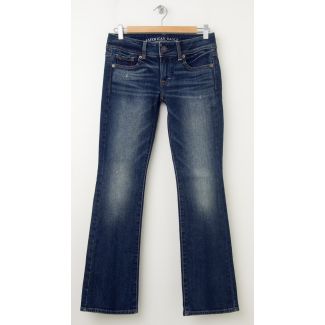 American Eagle Outfitters Stretch Kick Boot Jeans Women's 2S - Short