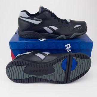 Reebok Men's Royal Satellite Cross-Training Shoes V47066 in Black/Rivet Grey