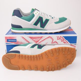 New Balance Yacht Club 574 Classic Running Shoe ML574YCG Grey