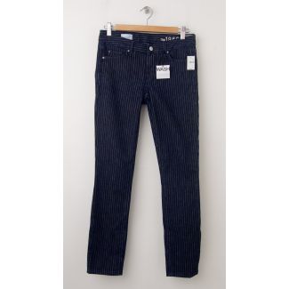 NEW Gap 1969 Always Skinny 29" Ankle Jeans in Stripe