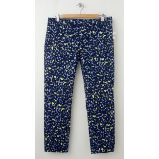NEW Gap Slim Cropped Pants in Animal Print