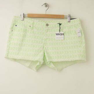 NEW Gap 1969 Printed Summer Cut-Offs Denim Maddie Shorts in Kiwi 
