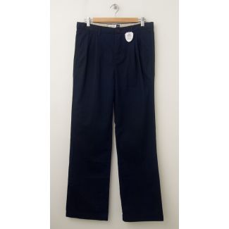 GapKids Boy's GapShield Easy Fit Pleated Pant in True Navy