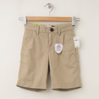 GapKids Boy's GapShield Easy Fit Pleated Short in Cargo Khaki