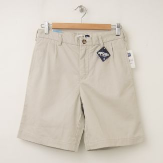 GapKids Boy's GapShield Easy Fit Pleated Short in Classic Stone