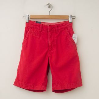 NEW GapKids Boy's Flat Front Shorts in Coral