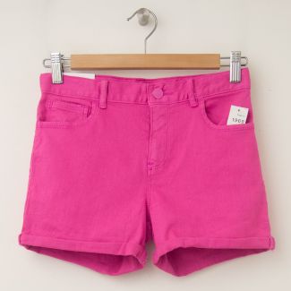 GapKids Girl's 1969 Classic Rolled Hem Denim Shorts in Phoebe Pink 