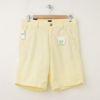 NEW Gap Oxford Flat Front 9" Shorts in Meteor Yellow 