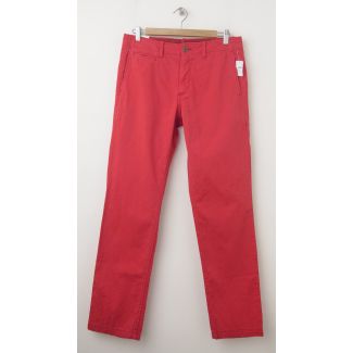 NEW Gap Men's Lived-In Slim Khaki Pants in Hula Red