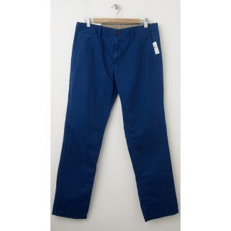 NEW Gap Men's Lived-In Slim Khaki Pants in New Zephyr Blue