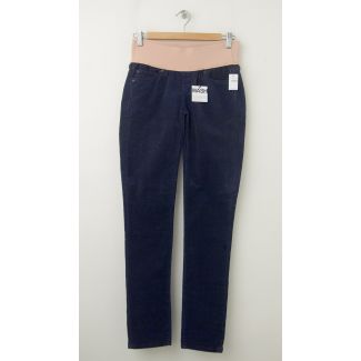 NEW Gap 1969 Demi Panel Always Skinny Maternity Cords Pants in Vintage Blue